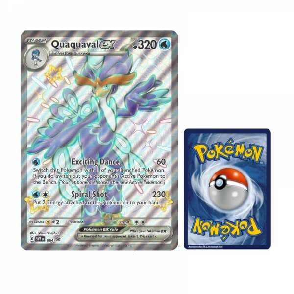 Pokémon JUMBO Quaquaval EX card from the Premium Collection 