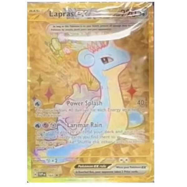 Pokémon card Lapras ex from UPC - Terapagos ex