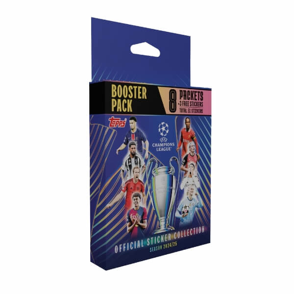 Topps Champions League 2025 Eco Pack - 8 packs + 1 Mini Promo