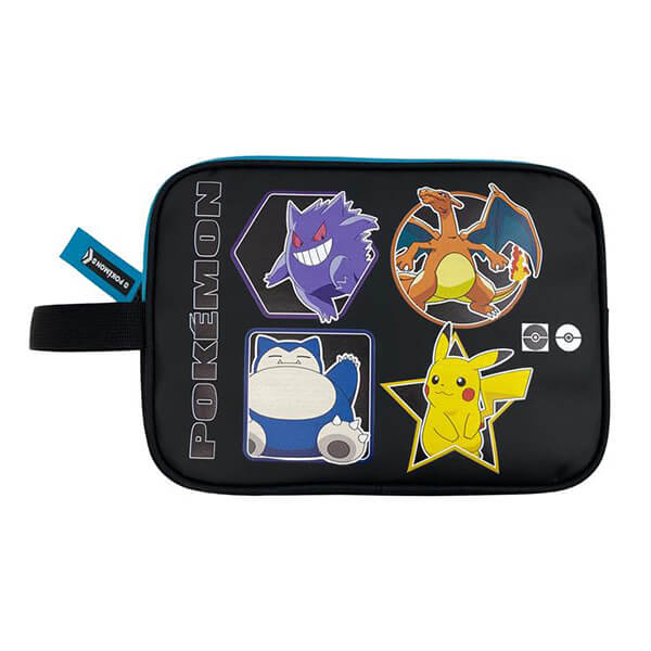 Pokémon Toiletry Bag - Charizard, Pikachu, Gengar and Snorlax