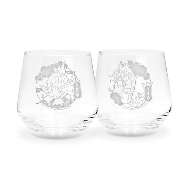 Pokémon glasses Magikarp a Gyarados - 2 pcs