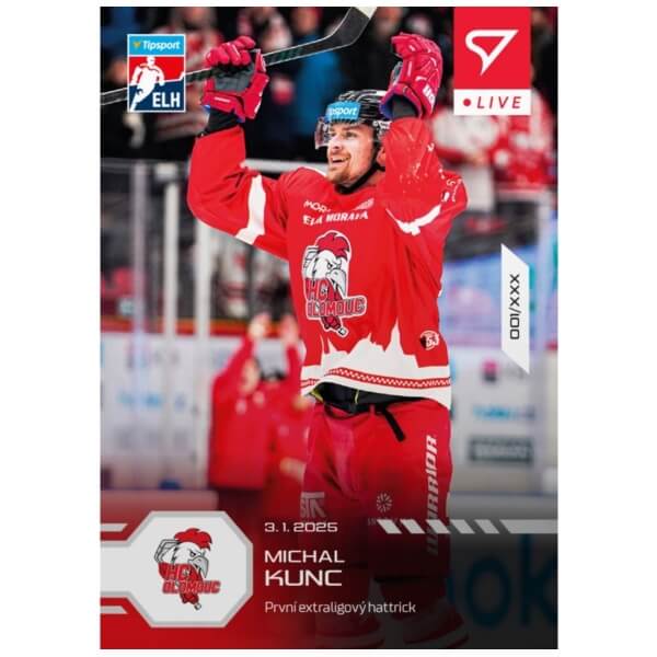 Hockey card Live Tipsport 2024-2025 - L-69 Michal Kunc