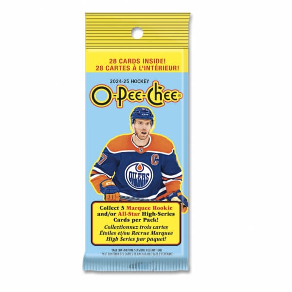 2024-2025 NHL Upper Deck O-Pee-Chee Fat Pack - hockey cards