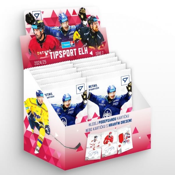 Hockey cards Tipsport ELH 24/25 Retail box 2nd series