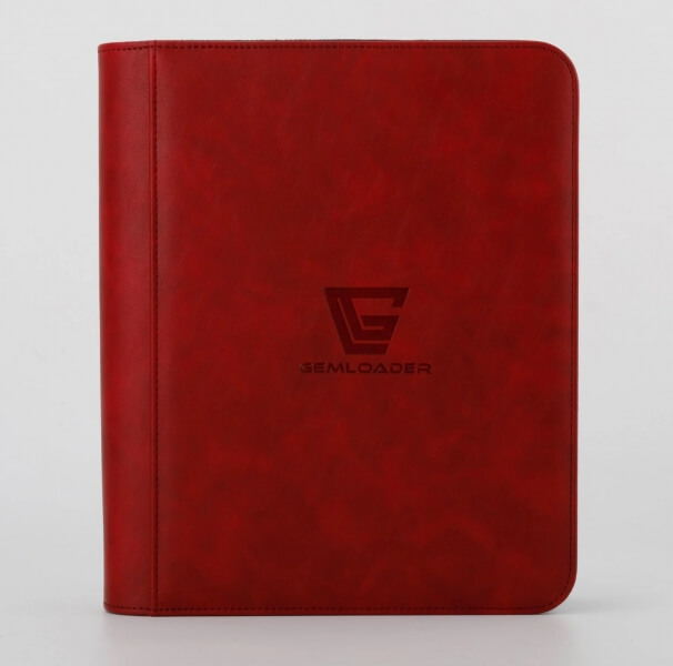 Gemloader Premium Toploader Album 112 pockets (2x2) - Red