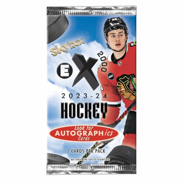2023-2024 UD NHL Skybox E-X 2000 Hockey Hobby pack - hockey cards