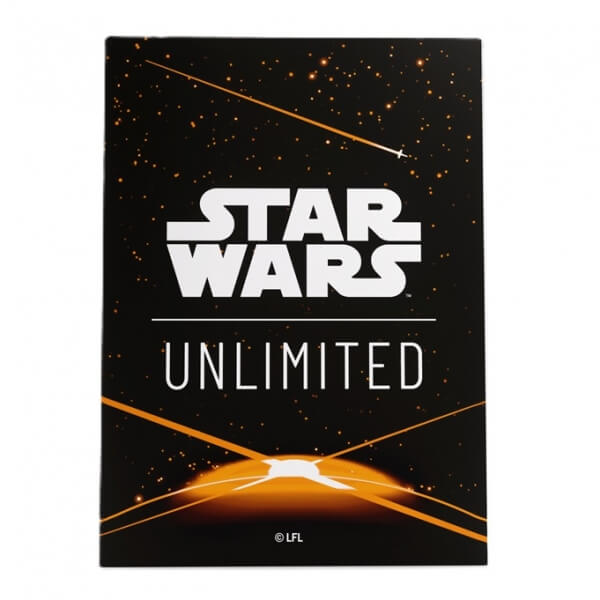 Card Sleeves Star Wars: Unlimited - Card Back Orange - 60 pcs