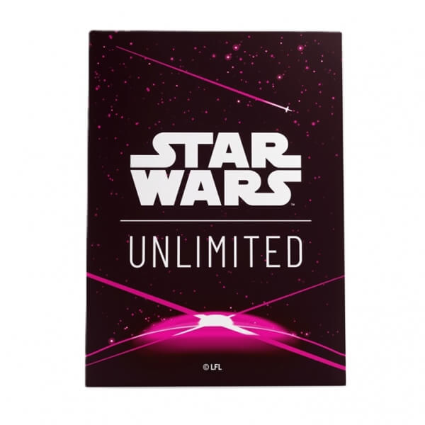 Card Sleeves Star Wars: Unlimited - Card Back Magenta - 60 pcs