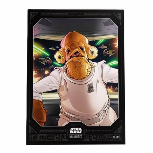 Card Sleeves Star Wars: Unlimited - Admiral Ackbar - 60 pcs