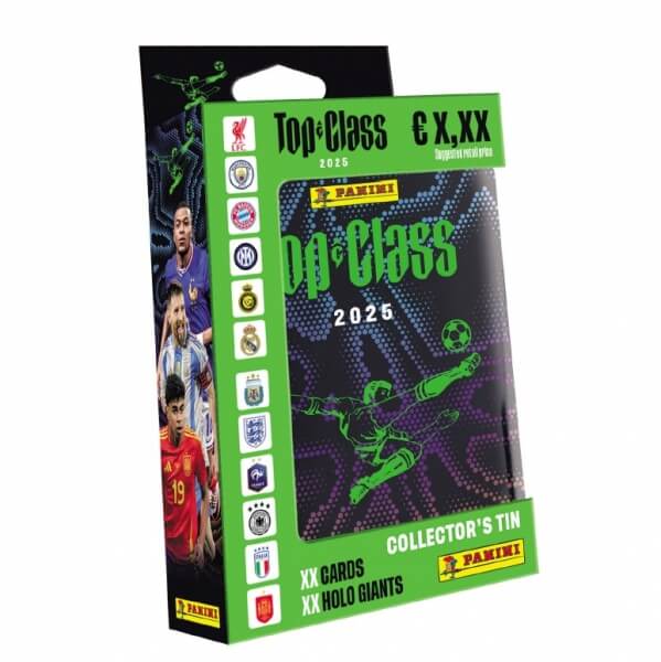 Soccer cards Panini Top Class 2025 - tin small
