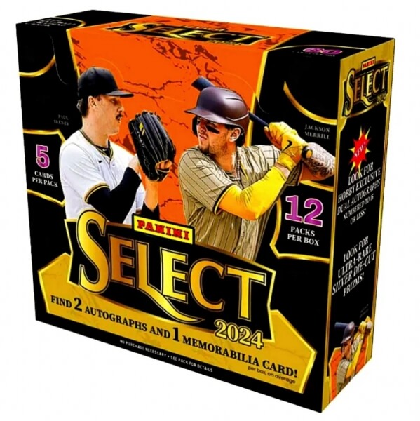 2024 Panini Select Baseball Hobby Box - MLB Cards