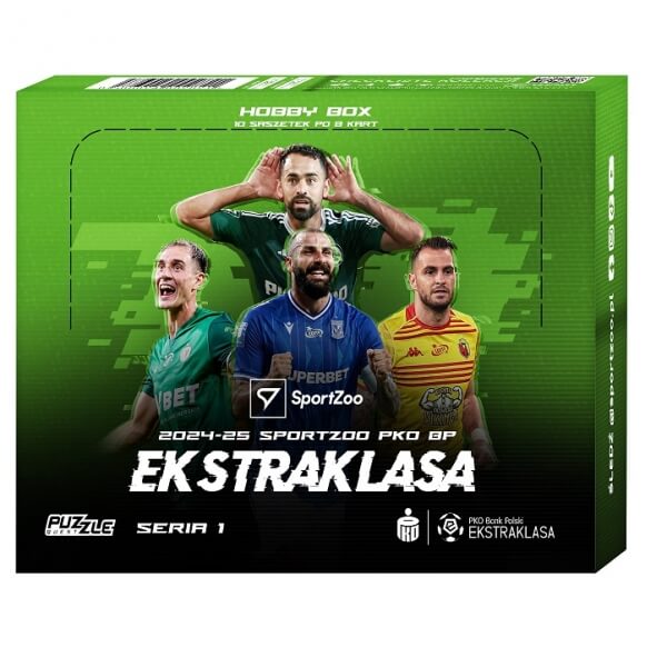 Soccer cards Ekstraklasa 2024-2025 Hobby box 1. series