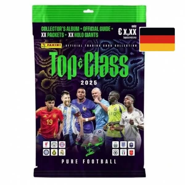 Panini Top Class 2025 Soccer Cards - Starter Set - German