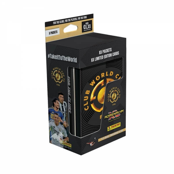 FIFA Club World Cup soccer cards tin box (square)