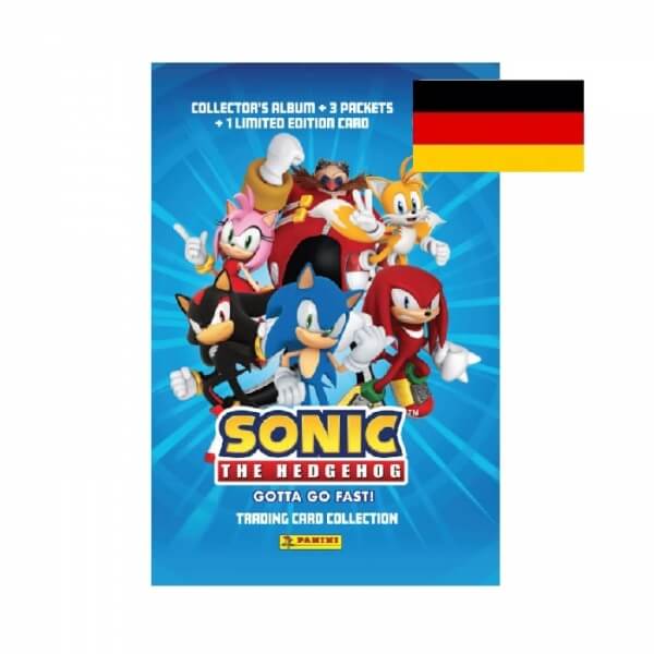 Sonic Hedgehog Trading Cards Starter Pack - Gotta Go Fast! - DE