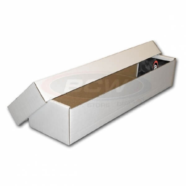 Cardboard BCW card box for 800 cards - two-piece