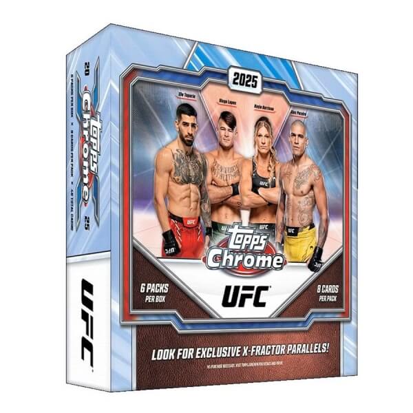 Topps UFC Chrome Mega Box 2025 - MMA Collectible Cards