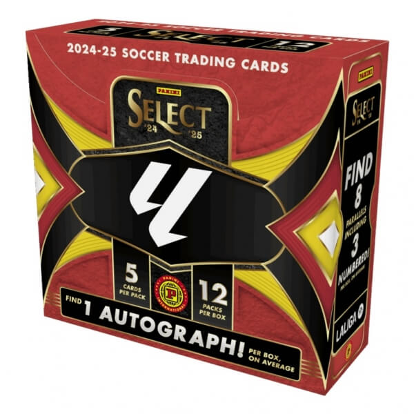 24-25 Panini Select La Liga Soccer Hobby International Box - soccer cards