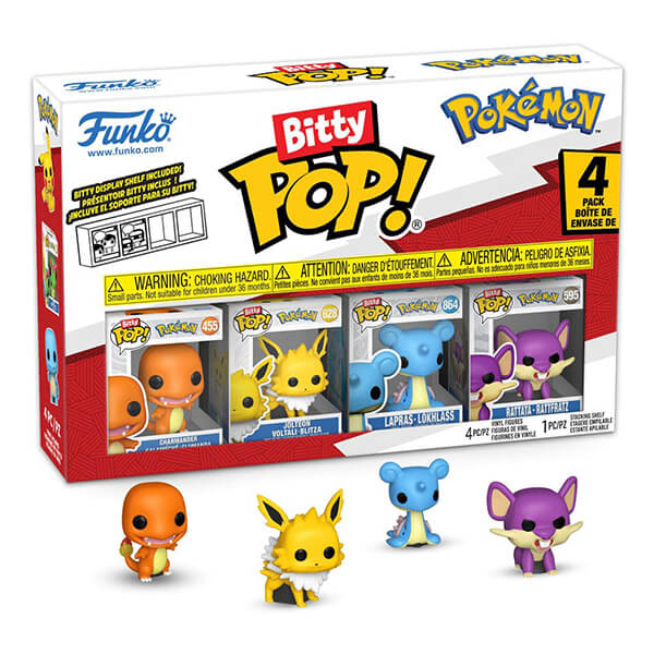 Pokémon minifigures Bitty POP! Charmander 4-pack - 2 cm (Series 2)
