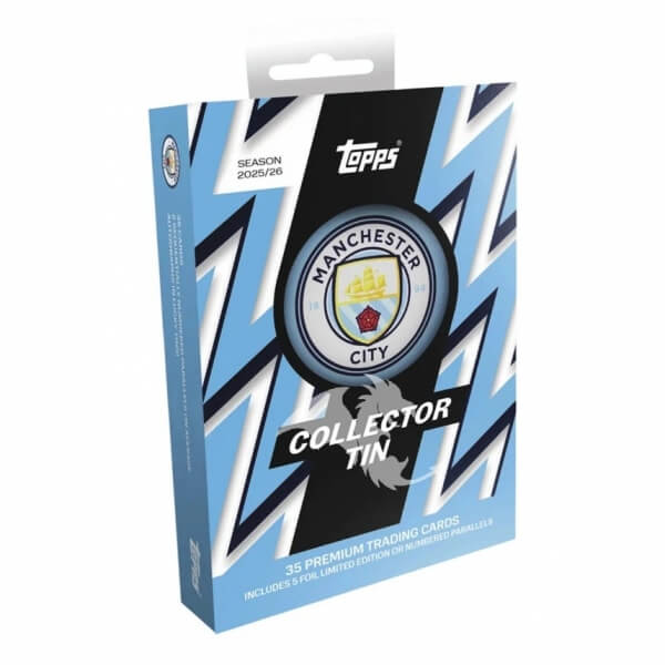 2025-2026 Topps Collector Tin - Manchester City - Football Cards