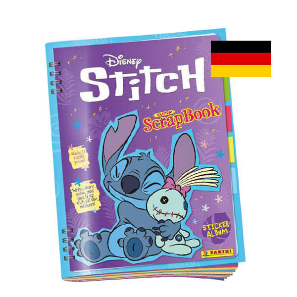 Stitch Super ScrapBook Sticker Album - DE