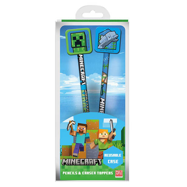 Minecraft pencils with eraser