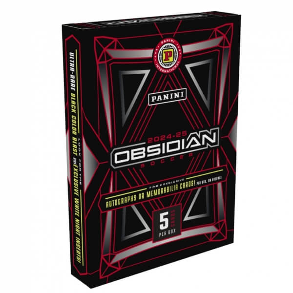 2024-2025 Panini Obsidian Soccer Hobby Box International 