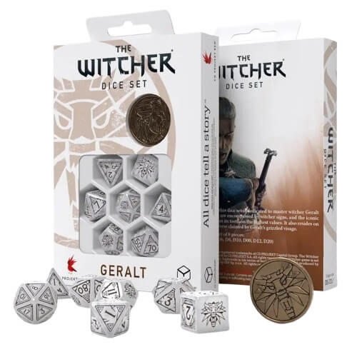Sada kostek The Witcher: Geralt