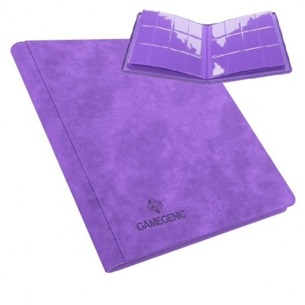 Gamegenic Zip-Up 24-Pocket Purple Card Album