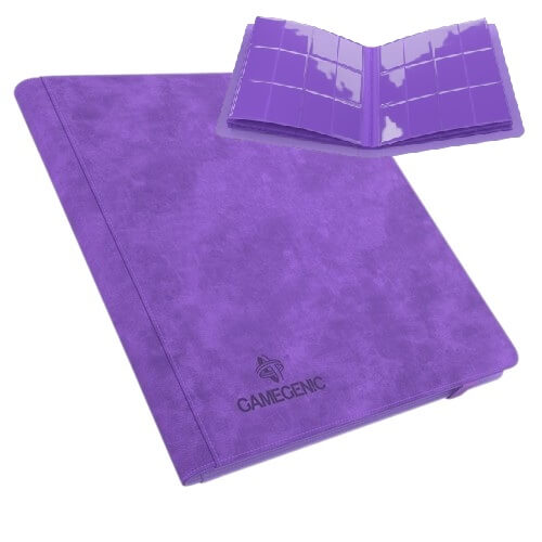 Gamegenic Prime 24-Pocket Purple Card Album