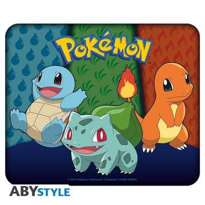 Pokémon mouse pad - Kanto Starters