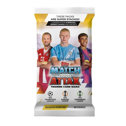 2025-2026 Topps Match Attax Booster Pack
