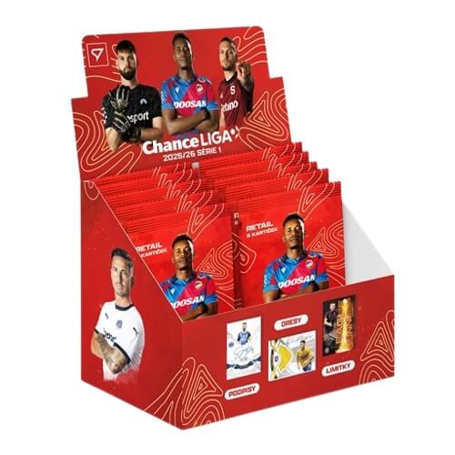Soccer cards Chance league 2025-2026 1st series Retail box