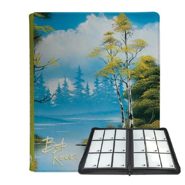 UltraPro 9-Pocket Zippered Pro-Binder Card Album - Bob Ross Lakeside