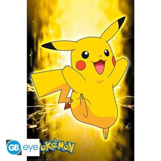 Pokémon Poster Maxi 91.5 x 61 cm - Pikachu Neon