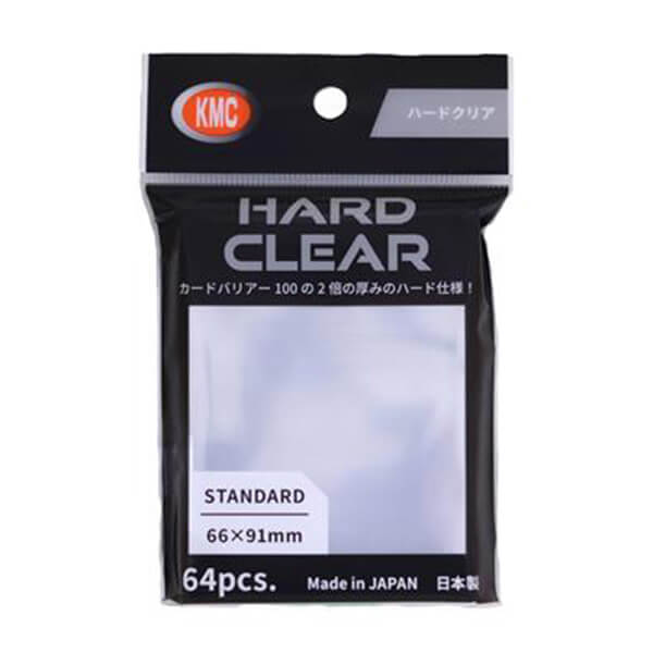 Card Covers KMC Standard Sleeves - Hard Clear - 64 ks