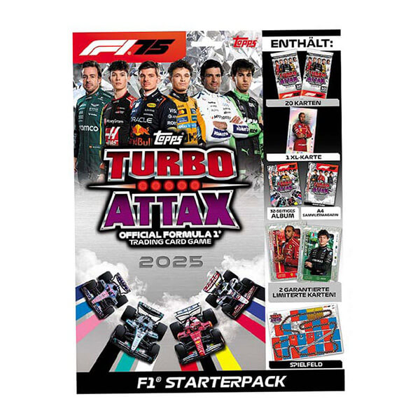 2025 Topps Turbo Attax F1 Formula 1 Starter Pack - DE