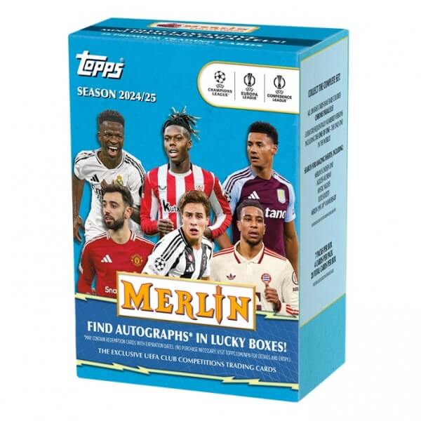 Soccer cards Topps 2024/2025 Merlin UEFA Blaster Box