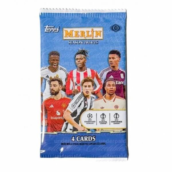 Soccer cards Topps 2024/2025 Merlin UEFA Hobby Pack