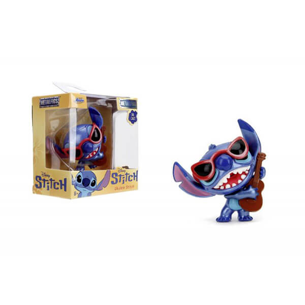 Stitch metal figurine - Ukulele Stitch - 5 cm