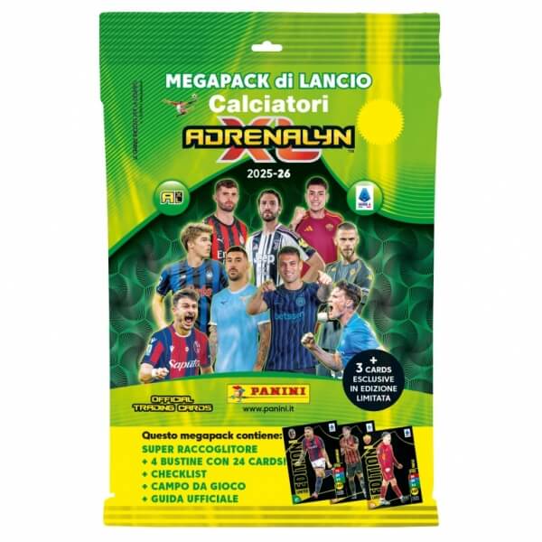 Soccer cards Panini Serie A 2025/2026 - ADRENALYN XL - starter set