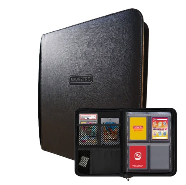 Evoretro Shield+ Topload Cards Binder 4-Pocket - Black (96 karet)