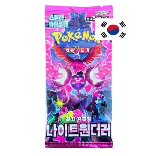 Pokémon Scarlet and Violet Night Wanderer Booster Pack - Korean