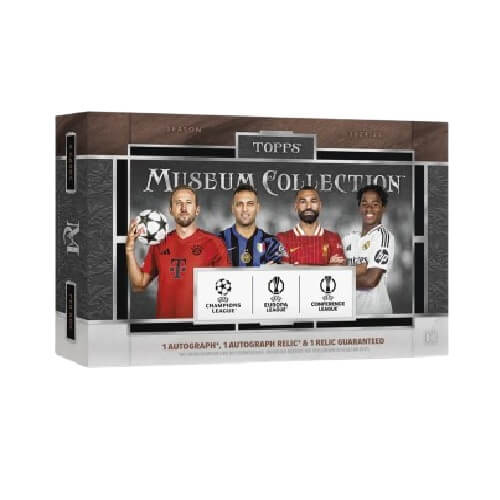2024-2025 Topps UEFA Club Competition Museum Collection Soccer Hobby Box
