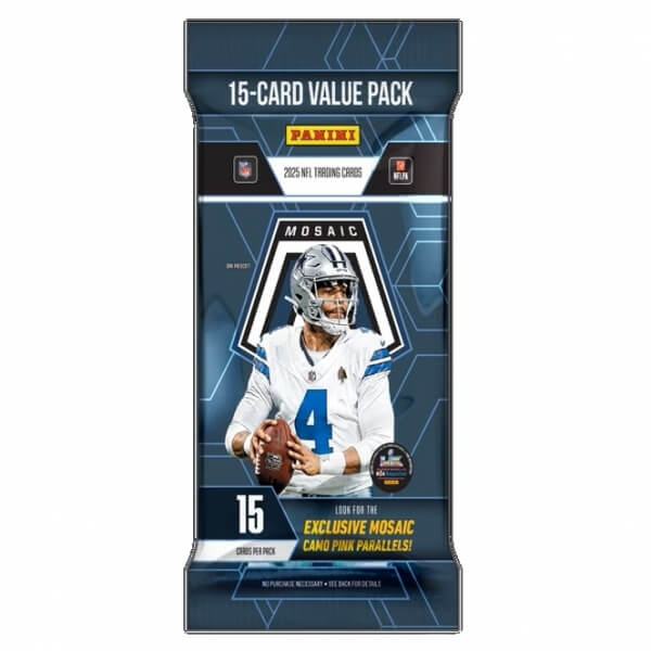 2025 Panini Mosaic NFL Football Fat Pack - American Football Cards