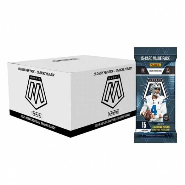 2025 Panini Mosaic NFL Football Fat Pack box - American Football Cards