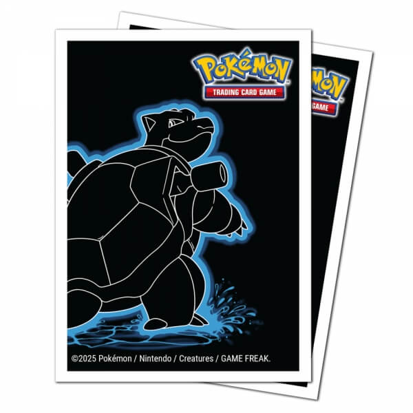 APEX Pokémon card sleeves - Neon Kanto Blastoise - 105 pcs