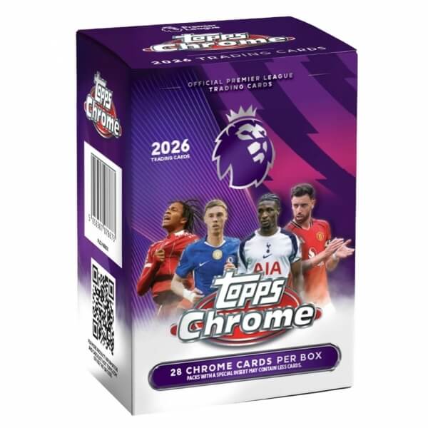 2025-2026 Topps Chrome Premier League Blaster Box - Soccer Cards