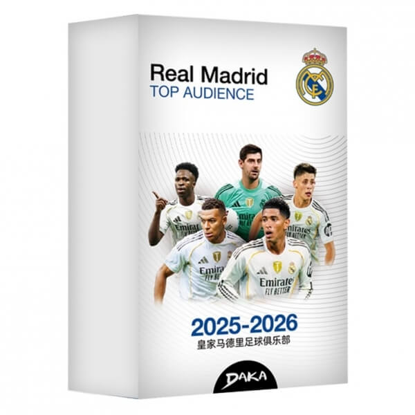 2025-26 Daka Top Audience Real Madrid Box - soccer cards