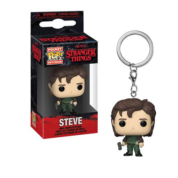 Funko POP! Stranger Things keychain - Hunter Steve